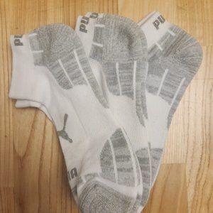Womens Puma Socks Gray Size 9-11 3 Pack